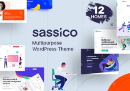 Sassico Multipurpose Saas Startup Agency WordPress Theme Nulled Free Download