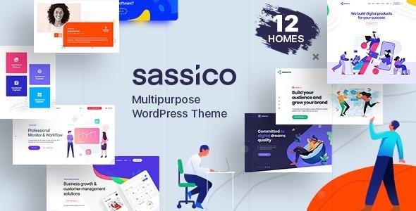 Sassico Multipurpose Saas Startup Agency WordPress Theme Nulled Free Download