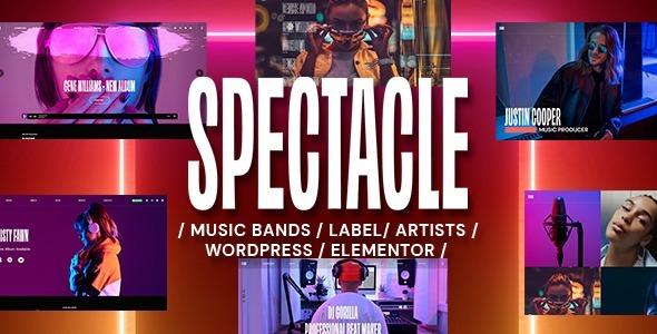 Spectacle – Music WordPress Theme Nulled