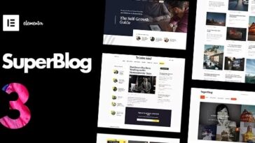 SuperBlog Nulled Powerful Blog & Magazine Theme Free Download