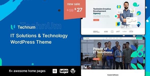 Technum Nulled IT Solutions & Technology WordPress Theme Free Download