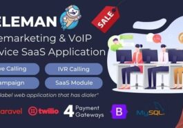Teleman – Telemarketing & VoIP Service SaaS Application Nulled