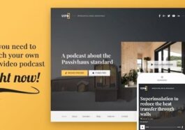 Vipo Nulled Audio Video Podcast & Vlog WordPress Theme Free Download