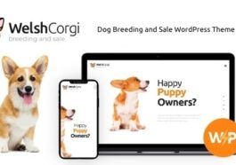 Welsh Corgi Dog Breeding and Sale WordPress Theme Nulled