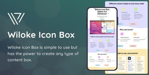 Wiloke Icon Box for Elementor Nulled