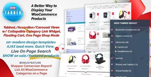 WooCommerce Tabbed Category Product Listing Nulled Free Download