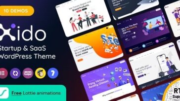 Xido Nulled Startup and SaaS WordPress Theme Free Download
