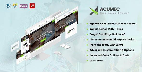 free download Acumec - Business Multipurpose WordPress Theme nulled