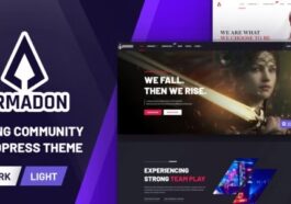 free download Armadon - Gaming Community WordPress Theme nulled