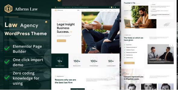 free download Athens - Law Agency WordPress Theme nulled