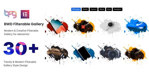 free download BWD Filterable Gallery addon for elementor nulled