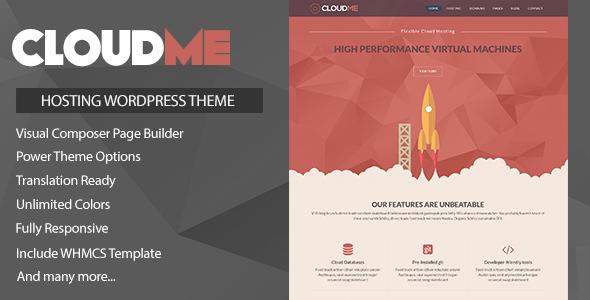 free download Cloudme Host - WordPress Hosting Theme nulled