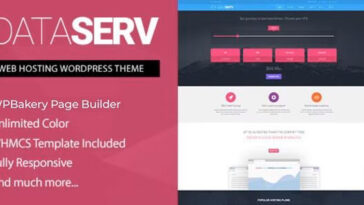 free download Dataserv - Professional Hosting WordPress Theme nulled