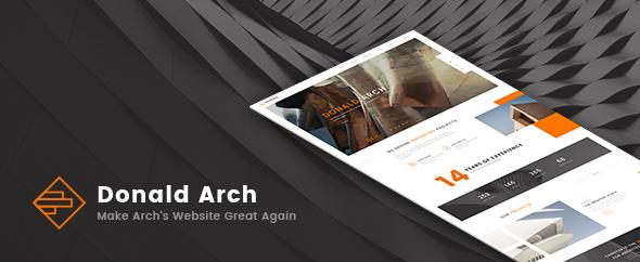 free download Donald Arch - Creative Architecture WordPress Theme nulled