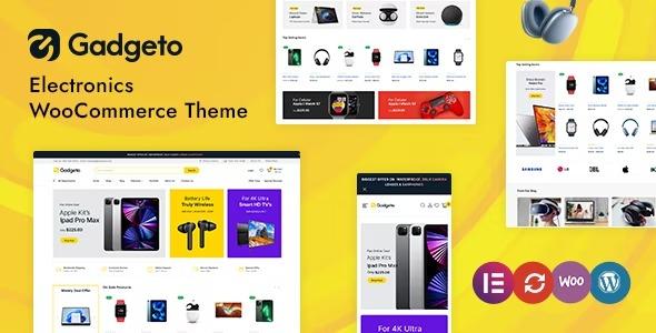 free download Gadgeto - Electronics Store Elementor WooCommerce Theme nulled