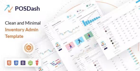 free download POSDash VueJS, HTML Inventory Admin Template nulled