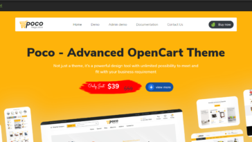free download Poco - Advanced OpenCart Theme nulled