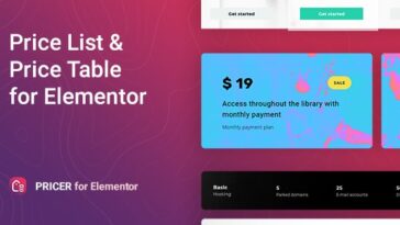 free download Pricer – Price List for Elementor nulled