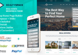 free download Realtyspace - Real estate WordPress Theme nulled