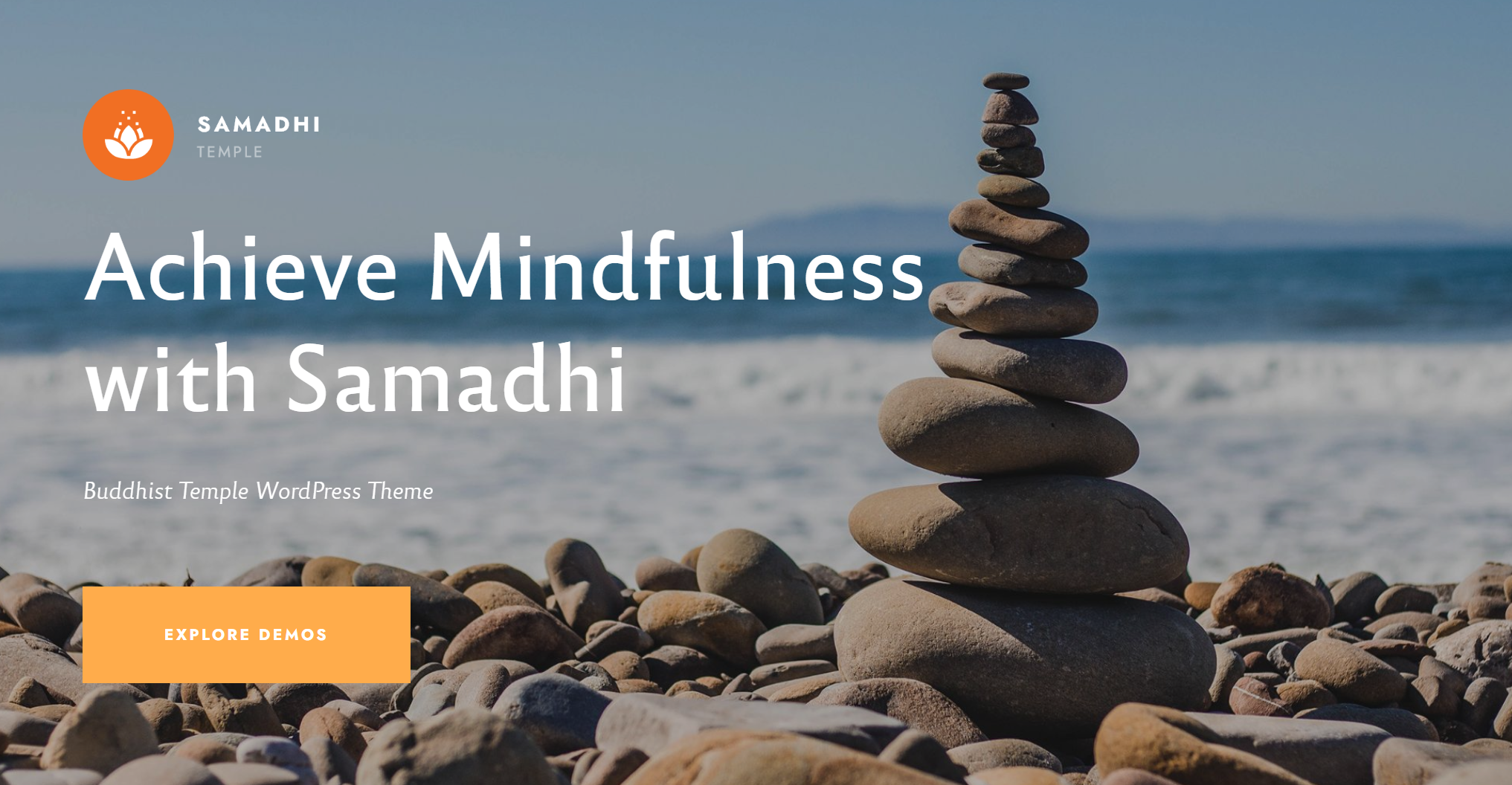 free download Samadhi Oriental Buddhist Temple WordPress Theme nulled