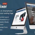 AllFixer Nulled Computers & Smarphones Repair Service Landing Pages Pack Free Download