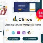 Clinox Cleaning Services WordPress Theme Nulled