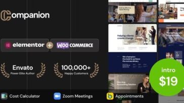 Companion – Corporate Business WordPress Theme Nulled