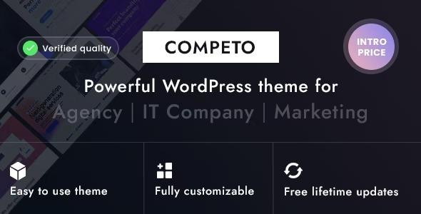 Competo Marketing & Digital agency WordPress theme Nulled