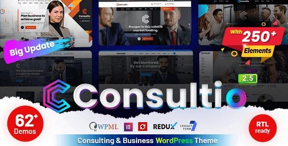 Consultio Corporate Consulting WordPress Theme Nulled Free Download