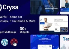 Crysa IT Solutions WordPress Theme Nulled