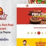 Foodo Fast Food Restaurant WordPress Theme Nulled Free Download
