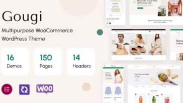 Gougi Multipurpose eCommerce WordPress Theme Nulled