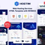 Hostim – Web Hosting Services HTML Template with WHMCS Nulled