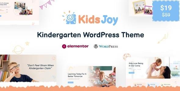 KidsJoy Kindergarten WordPress Theme Nulled