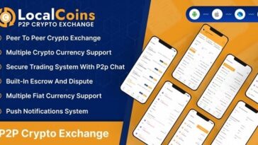 LocalCoins – Ultimate Peer To Peer Crypto Exchange Mobile Application Nulled