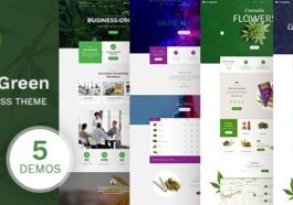 MediGreen Medical Marijuana & Dispensary WordPress Theme Nulled Free Download