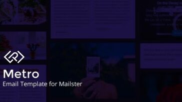 Metro Email Template for Mailster Nulled