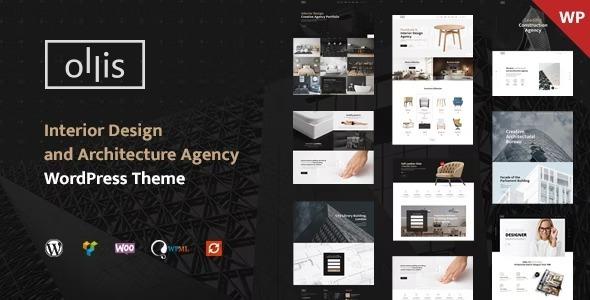 Ollis Architecture Agency & Interior Design WordPress Theme Nulled