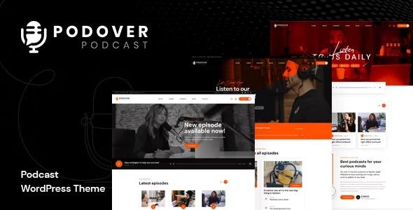 Podover Nulled Podcast Wordpress Theme Free Download