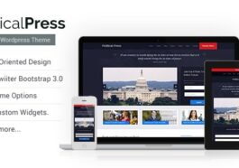 Political Press Responsive WordPress Theme Nulled