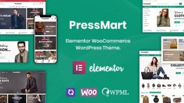 PressMart – Modern Elementor WooCommerce WordPress Theme Nulled
