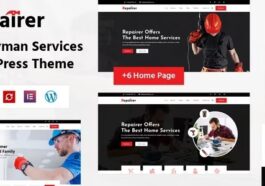 Repairer Handyman Services WordPress Theme Nulled