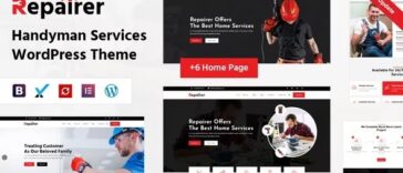 Repairer Handyman Services WordPress Theme Nulled