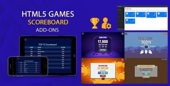Scoreboard for HTML5 Games Nulled