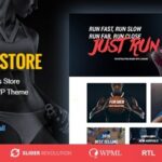 Sports Store Sports Clothes & Fitness Equipment Store WP Theme Nulled Free Download