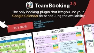 Team Booking WordPress Booking System Nulled