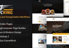 Trucking Logistics and Transportation WordPress Theme Nulled