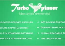 Turbo Spinner Article Rewriter Nulled Free Download