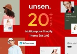 Unsen Multipurpose Shopify Theme OS2.0 Nulled
