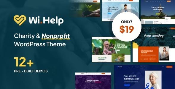 WiHelp Nonprofit Charity WordPress Theme Nulled Free Download